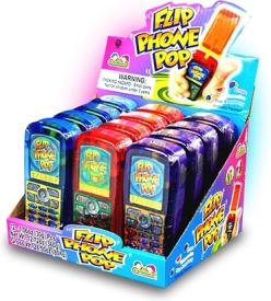 Леденецовая карамель Kidsmania с игрушкой телефон 30 грамм