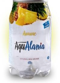 Напиток б/а среднегазированный AquAlania со вкусом Ананаса 330 мл