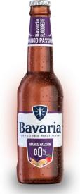 Пивной напиток светлый б/а Bavaria Манго 330 мл стекло