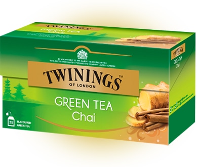 Чай Twinings зеленый с имбирем, короб (25 пак.) 40 гр