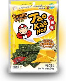 TAO KAE NOI Crispy Seaweed Cheese Flavour Сырные 32 грамма