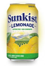 Напиток Sunkist Lemonade 355 мл