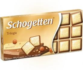 Шоколад Schogetten Trilogia 100 гр