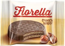 Вафли Fiorella в молочном шоколаде с ореховой начинкой 20 гр